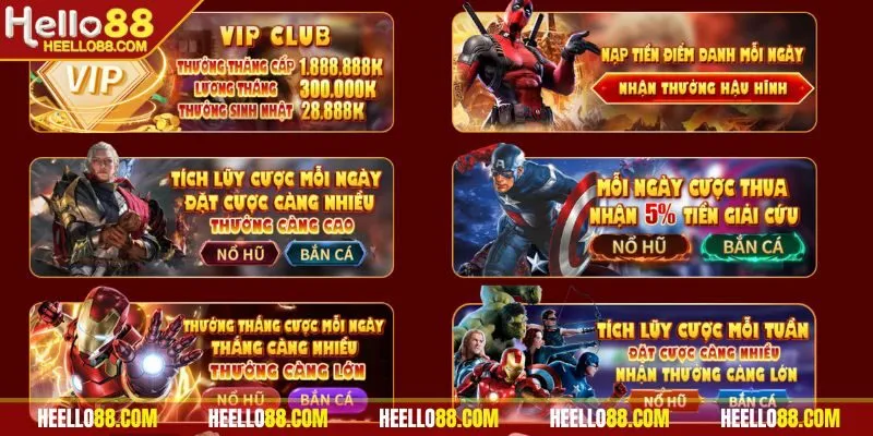 Ưu điểm vượt bậc của các sự kiện khuyến mãi Hello88